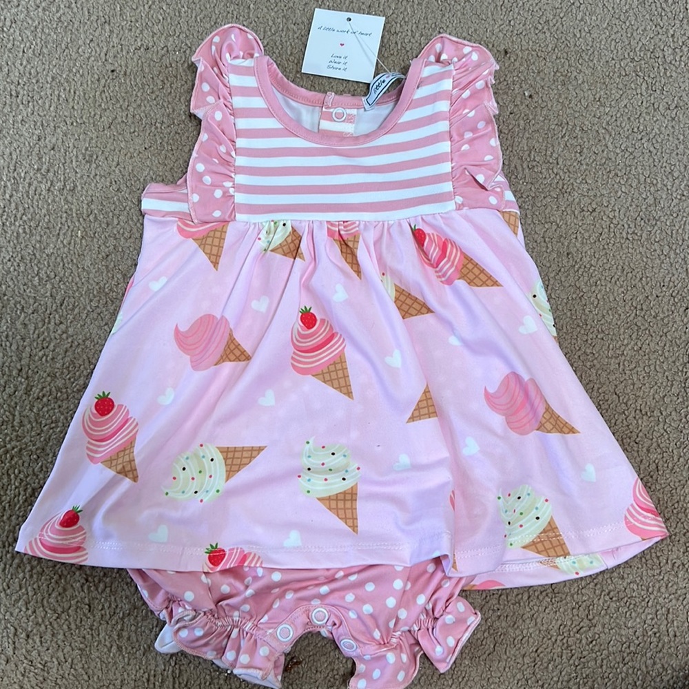 Little Millie ice cream romper